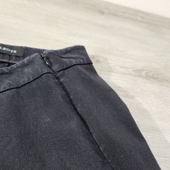 Talbots Chatham Ankle Curvy Pants Black Cotton Blend Slim Fit Womens Size 8 - Picture 9 of 12